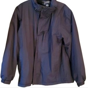 St John's Bay Jacket Mens Size M Black